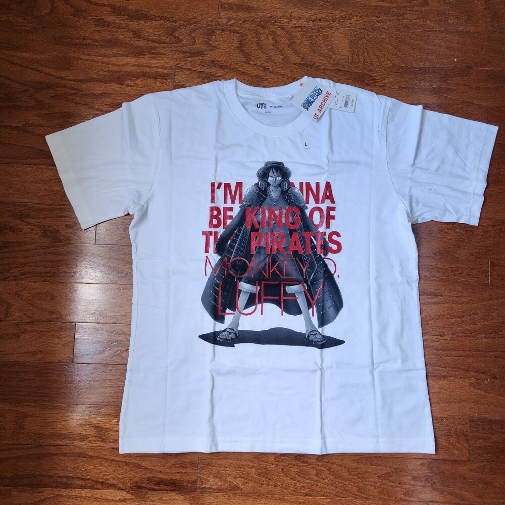 NWT Uniqlo UT ARCHIVE Tees Short-sleeves White Men (L)